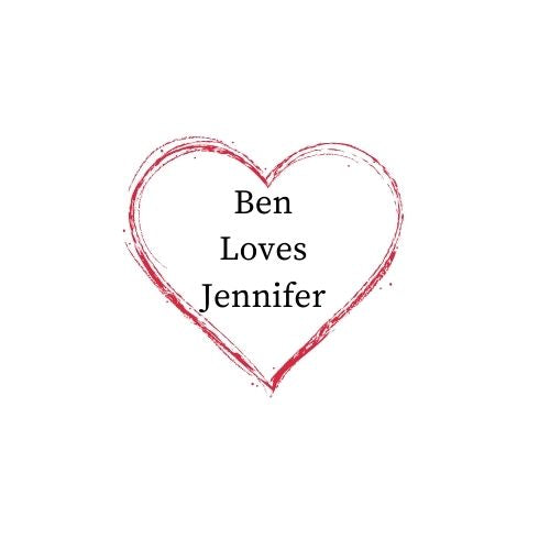 Ben Loves Jennifer Tshirt
