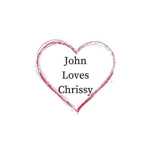 John Loves Chrissy Tshirt