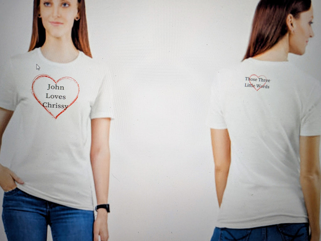 John Loves Chrissy Tshirt