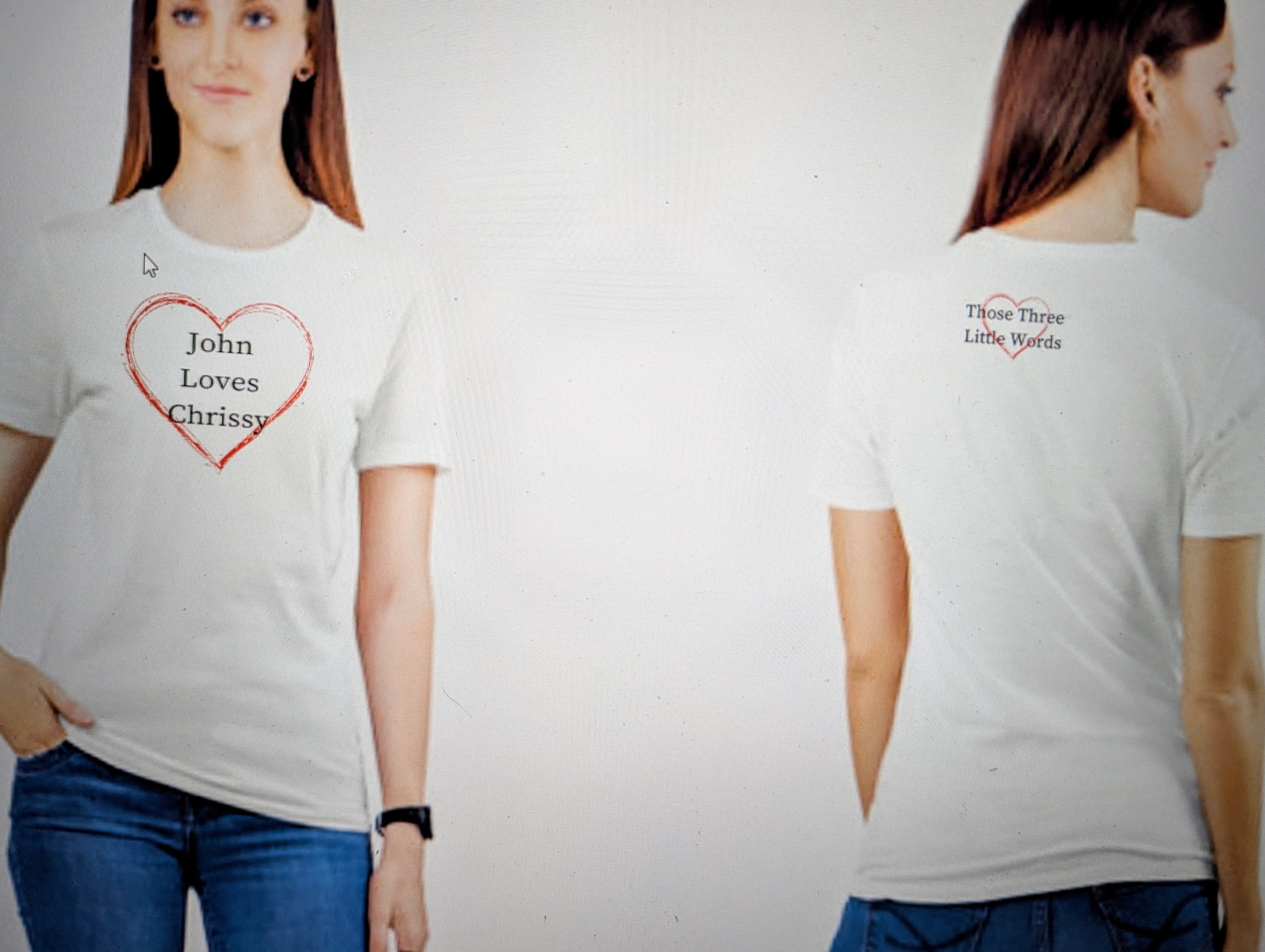 John Loves Chrissy Tshirt