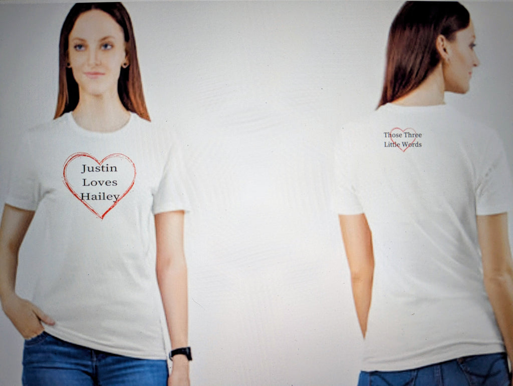 Justin Loves Hailey Tshirt