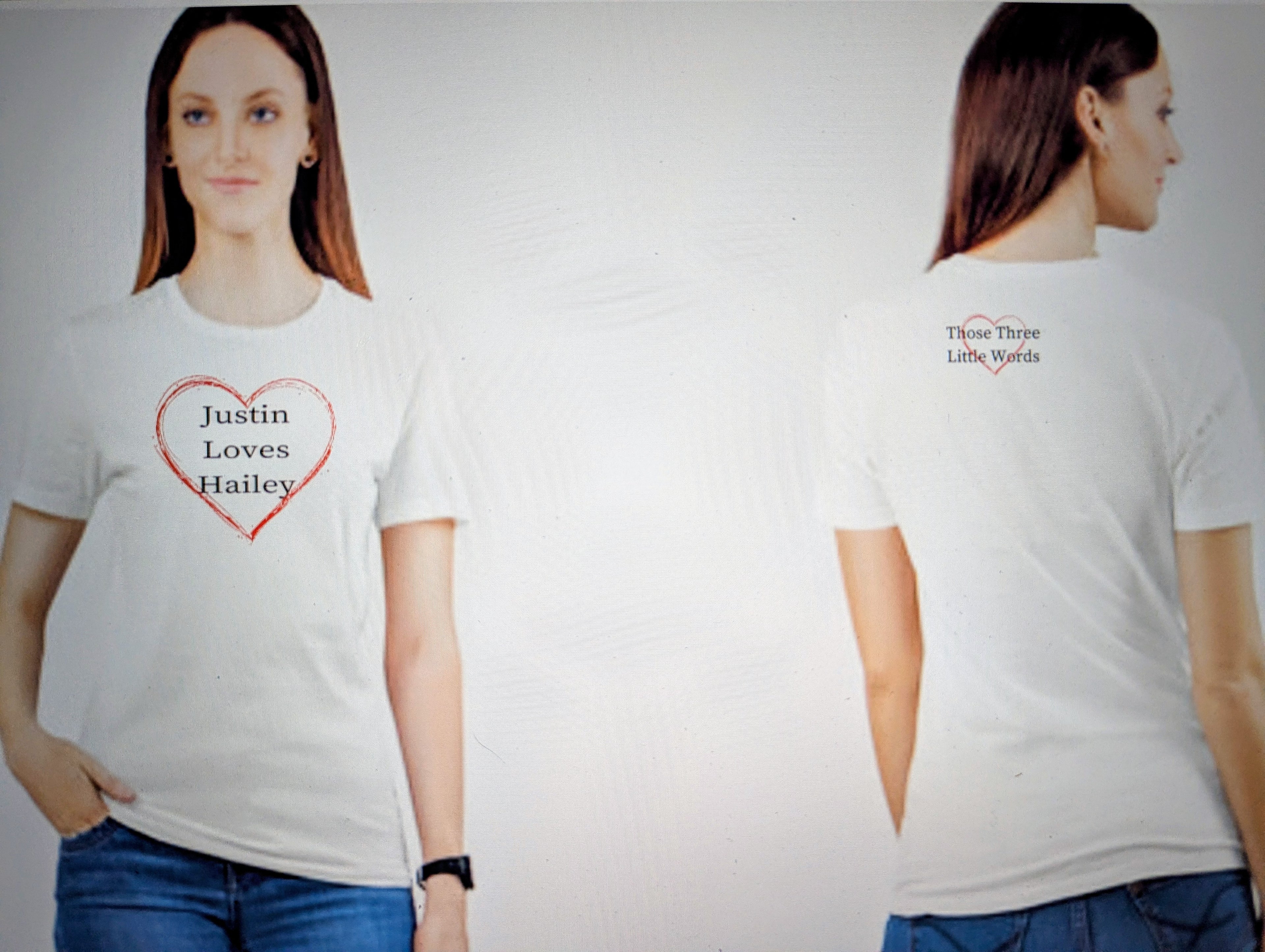 Justin Loves Hailey Tshirt